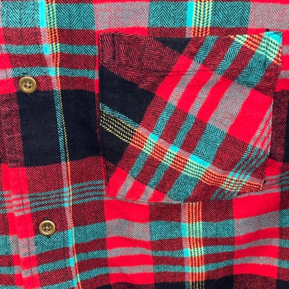 One24 Rags Flannel Button Up - Picture 3 of 6